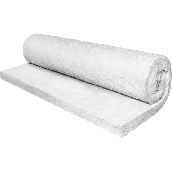 FORTLUFT Ceramic Fiber Insulation Exhaust Muffler Mat Packing (1.00"(25.4mm) x 24"(610mm) x 24"(610mm)) 1.00''(25.4mm) x 24''(610mm) x 24''(610mm)