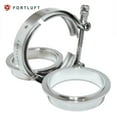 thumbnail image 1 of FORTLUFT Exhaust V-band Clamp Kit Male and Female Flanges Stainless Steel 3.00''/76mm, 1 of 2