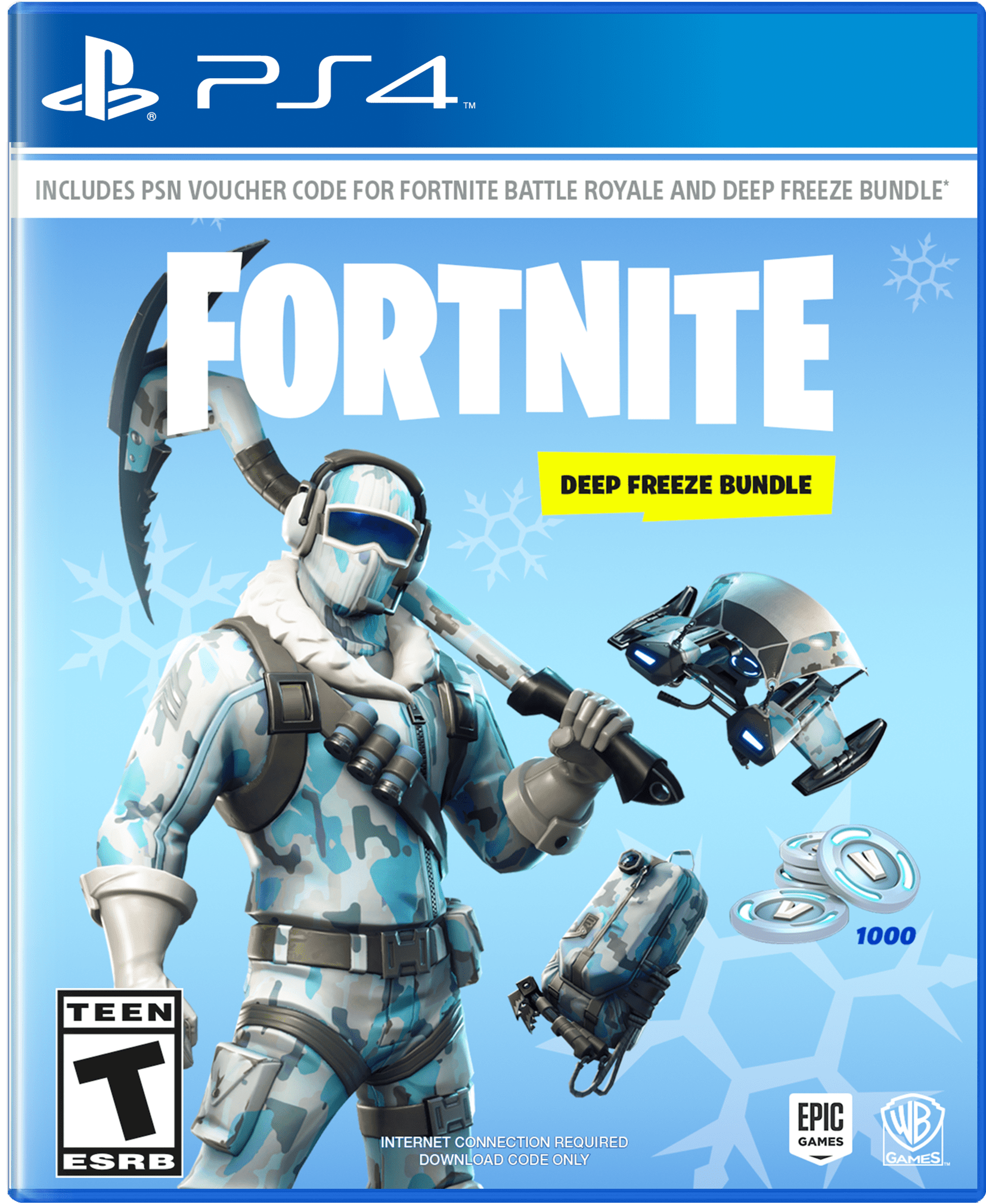 FORTNITE Deep Freeze Bundle, Warner, PlayStation 4, 883929662623
