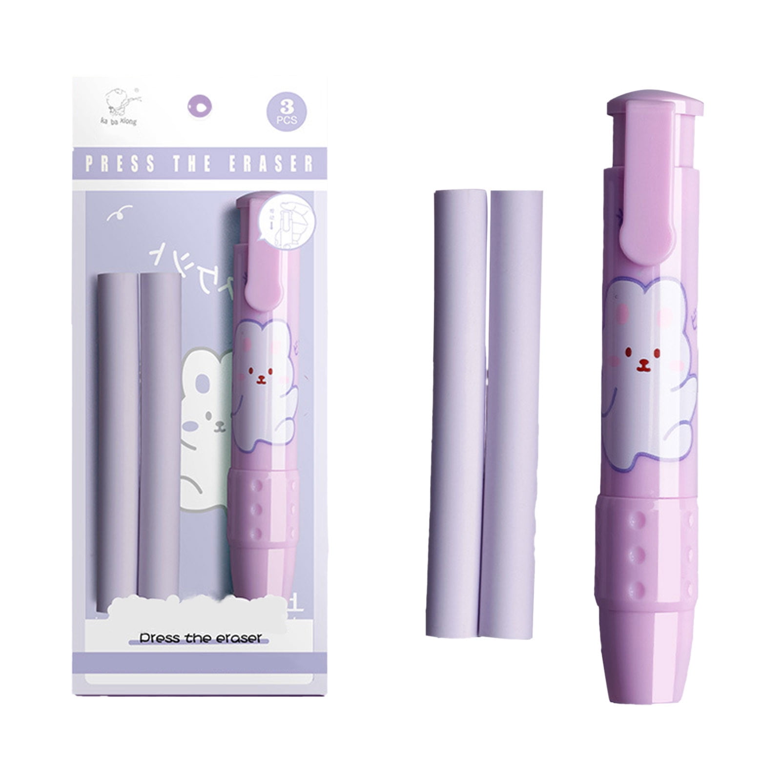 FORUBAZAAR Retractable Mechanical Erasers With Replacement Pencil