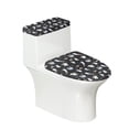 thumbnail image 1 of FORUDESIGNS Cat Rainbow Print Toilet Lid Cover and Toilet Tank Lid Cover 2 Pack Replacement Toilet Protector Covers with Elastic Bottom for Bathroom Decoration Accessories, 1 of 8