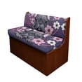 thumbnail image 1 of FORUDESIGNS French Bulldog Cherry Blossom Print 2 Pcs RV Dinette Cushion Covers Comfortable RV Couch Cover Stretch Sofa Furniture Protector Furniture Protector for RV Camper Car Bench, 1 of 7