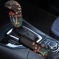 thumbnail image 1 of FORUDESIGNS Mushroom Butterfly Flower Print 2 Pcs Car Gear Shift Cover + Handbrake Protectors Decoration Universal Car Interior Accessories Set Fit for Vehicles SUVs Trucks, 1 of 5