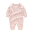 FORYULIK Baby Girls Boys Solid Spring Winter Long Sleeve Button Knit