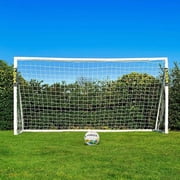 FORZA 12 x 6ft Soccer Goal - The World s #1 Backyard Goals! | 100% UK-Made, 5 Min Setup, Unbreakable Goalpost + Target & Ball Bundle - Buy FORZA, Play Forever!