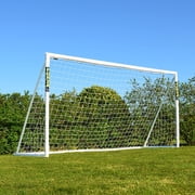 FORZA 12 x 6ft Soccer Goal - The World s #1 Backyard Goals! | 100% UK-Made, 5 Min Setup, Unbreakable Goalpost + Target & Ball Bundle - Buy FORZA, Play Forever!
