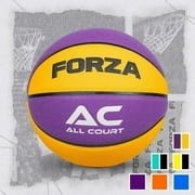 FORZA All Court Basketball | Durable PVC Leather for Indoor & Outdoor Play | High-Performance Grip   Official Sizes for Kids, Youth, and Adults