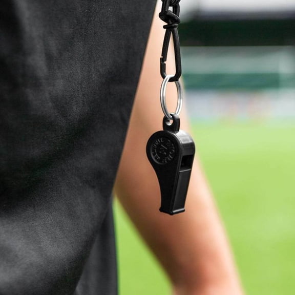 FORZA Brass & Plastic Referee Whistles with Durable Lanyards | Single or 12-Pack Options – Ideal for Coaches, Referees, Training Drills, and Sports Events