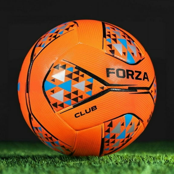 FORZA Club Soccer Ball | Durable Training Match Ball with Hybrid PU Construction for Procision Control and Long Lasting Performance - Mulitple Sizes & Colors