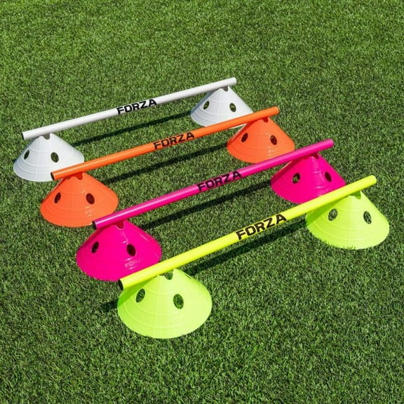 FORZA Cone & Hurdle Training Sets | Improve Your Speed & Agility Skills – Available in 4 Colors