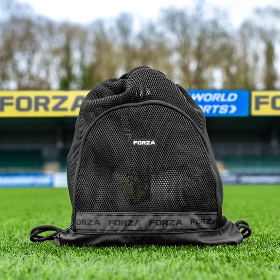 FORZA Deluxe Drawstring Bag - Premium, Eco-Friendly Sports Carry Bag with Durable Mesh & Fray-Resistant Drawstrings | Ideal for Everyday Essentials & Gym Gear
