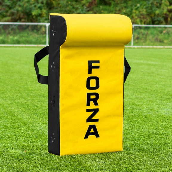 FORZA Football Tackle Shield with Top Wedge | Heavy-Duty Impact Pad for Tackling & Blocking Drills – Durable Multi-Layered Core & Reinforced Handles - Senior (18+ years)