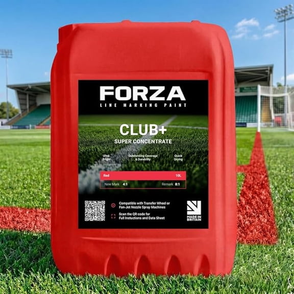 FORZA Grass Field Line Marking Paint Concentrates [Club & Club+] | 2.64GL - 33lbs | Premium Grade, Weather-Resistant Formula - Compatible with Wheel & Spray Machines - Pack of 1, 3, 5