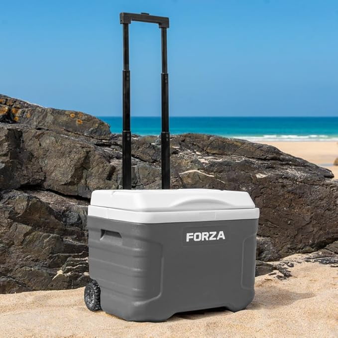 FORZA IceGuard Wheeled Cooler Box | Portable Ice Chest with Handle ...