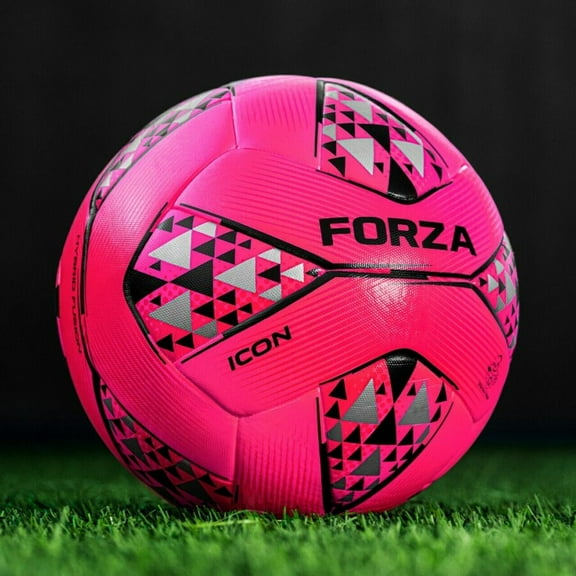 FORZA Icon Soccer Ball – FIFA Quality Certified Match Ball, Sizes 3, 4, 5 – Premium Hybrid Construction with 3D Textured Surface for Enhanced Performance