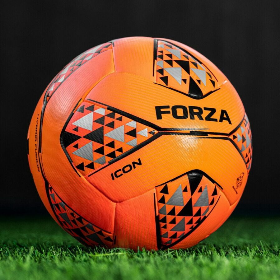 FORZA Icon Soccer Ball – FIFA Quality Certified Match Ball, Sizes 3, 4, 5 – Premium Hybrid Construction with 3D Textured Surface for Enhanced Performance