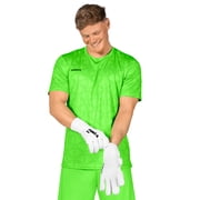 FORZA Mens Soccer Goalkeeper Jersey Short Sleeve [XS, Fluro Green] - Premium Soccer Jerseys with Sweat-Wicking Finish