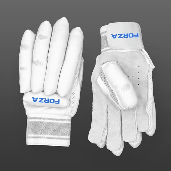 FORZA Original 300 Junior Batting Gloves | Lightweight Protective Design for Cricket – Leather Palm Grip – Breathable Mesh – Secure Fit for Beginners in School or Club Practice