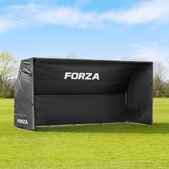 FORZA Portable Team Shelter | Durable Steel Frame Shelter for Sports Teams Optional Benches & Multiple Colors