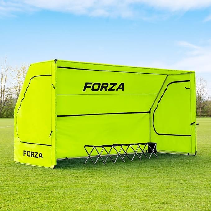 Abri Portable Pour équipe Sportive Avec Option Banc 8 Places - Marque FORZA, Neuf