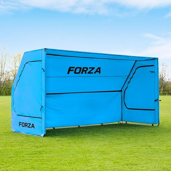 FORZA Portable Team Shelter | Durable Steel Frame Shelter for Sports Teams – Optional Benches & Multiple Colors