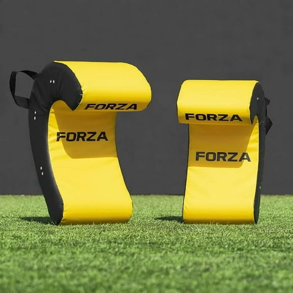 FORZA Rugby & Football Ruck & Roll Pads – Junior/Senior Sizes | Tackle Training Equipment for Clearing, Ball Presentation & Counter Rucking | C-Shape Contact Dummy