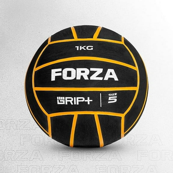 FORZA Weighted Water Polo Ball – For Strength & Endurance Training, Premium Rubber, Grip+ Technology