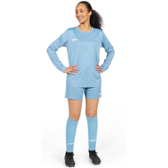 FORZA Women's Classic Long Sleeve Soccer Uniform – Quick-Dry, Sweat-Wicking Fabric – Sizes XS to XL, Available in Multiple Colors