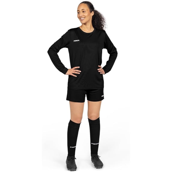 FORZA Women's Classic Long Sleeve Soccer Uniform – Quick-Dry, Sweat-Wicking Fabric – Sizes XS to XL, Available in Multiple Colors