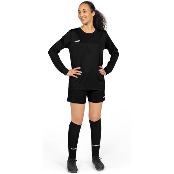 FORZA Women's Classic Long Sleeve Soccer Uniform – Quick-Dry, Sweat-Wicking Fabric – Sizes XS to XL, Available in Multiple Colors