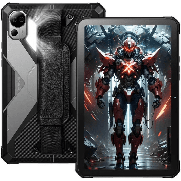 FOSSIBOT Rugged Tablet DT3 10.4 inch,21560mAh,32GB+256GB/2TB,2K IPS Display,Wi-Fi6,IP68,IP69K Waterproof Tablet,5G OutdoorTablet,64+32MP Camera,Face Unlock,OTG, Android 15,66W Rapid Charging