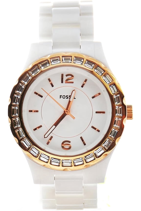 Ladies  White Ceramic  Glitz Dial Watch CE1068 $225.00