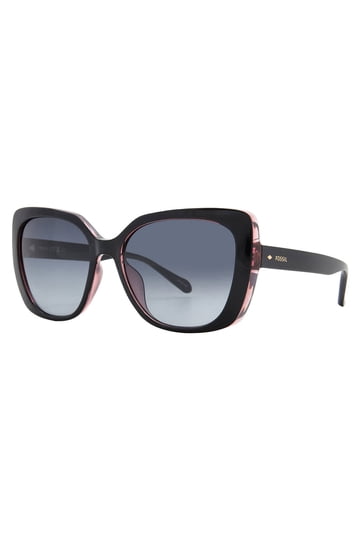 Fossil Candy black womems sunglasses Fossil Women Sunglasses FOS3006/S Oval DARK HAVANA/Brown  main image 2