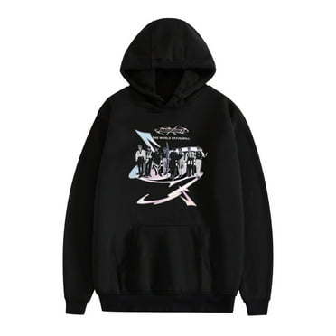 FOSSKOS  ATEEZ Merch Hoodies Long Sleeve Shirts For Men And Women Male idol Graphic Casual Style