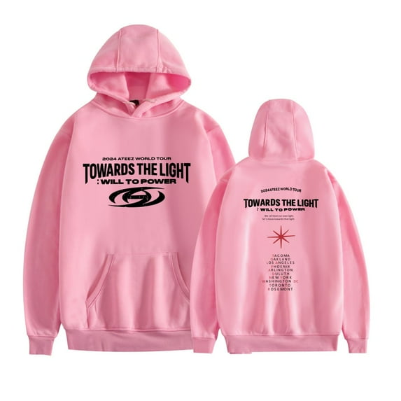 FOSSKOS ATEEZ Towards The Light Will To Power World Tour hooded For Unisex Casual Style Hoodie