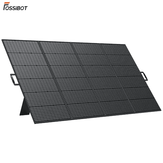 FOSSiBOT 420W Portable Solar Panel for Power Station, Foldable Solar Charger with Adjustable Kickstand, Waterproof IP67 for Outdoor Camping,RV,off Grid System