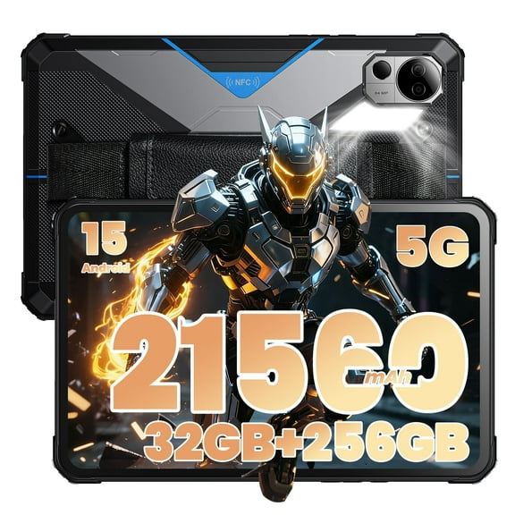 FOSSiBOT Rugged Tablet DT3 5G 10.4-inch 32+256GB MediaTek Dimensity 7300 4nm Octa-core 21560mAh 64MP Camera 66W Fast Charging Android 15