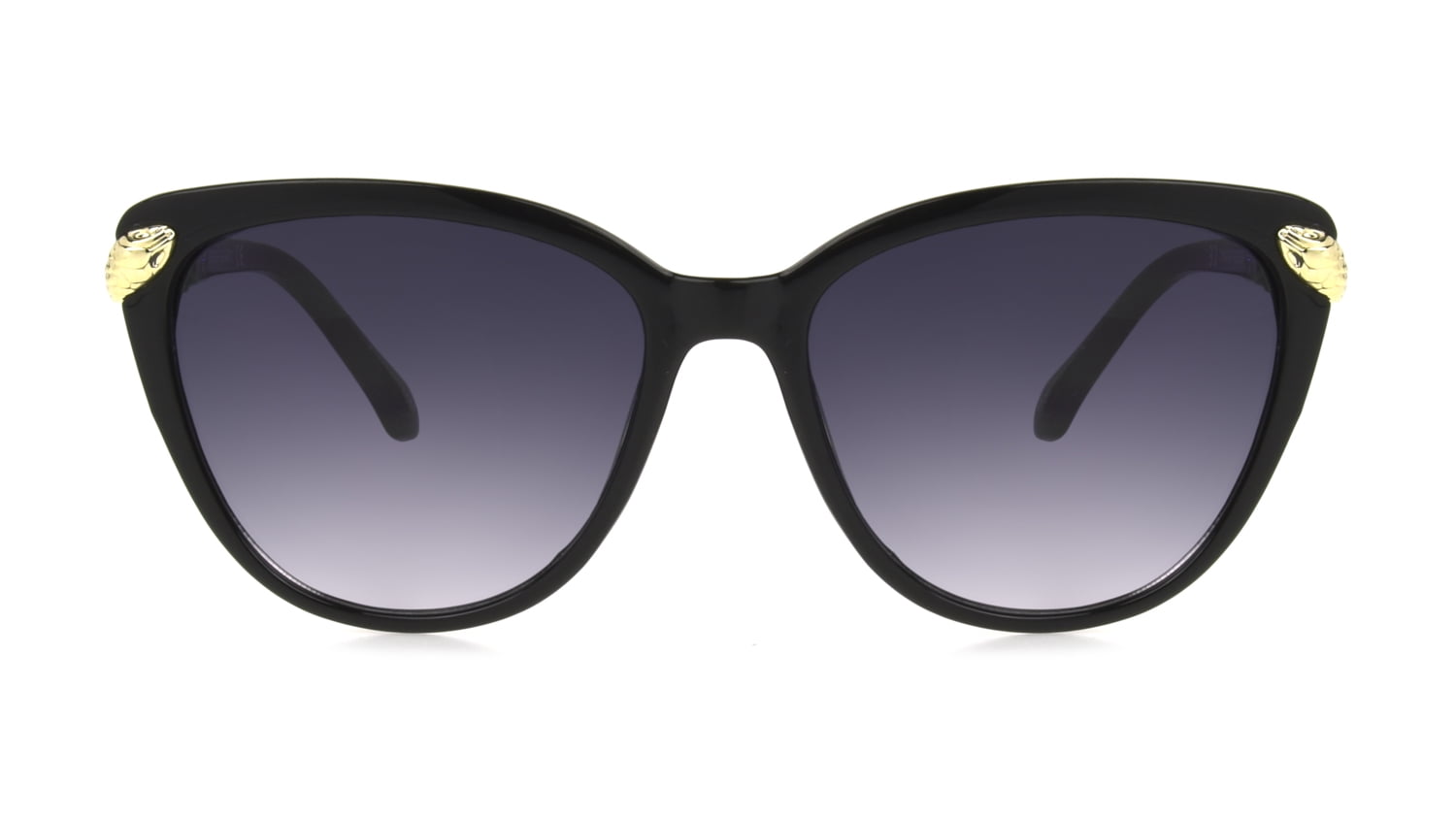 Foster Grant Black Sunglasses with Gold Snake Accents The Adela Sun - Reading Sunglasses - Bifocal - Purple  main image 4