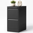 FOSTOKO Locking File Cabinet for Home Office, 2 Drawer Vertical File ...