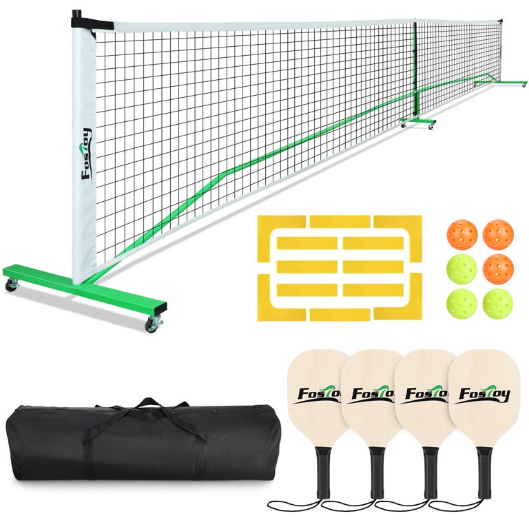 Portable Pickleball Set With Net - Regulation Size, Includes Net, Posts, Court Markers & Bag 3 thumbnail image