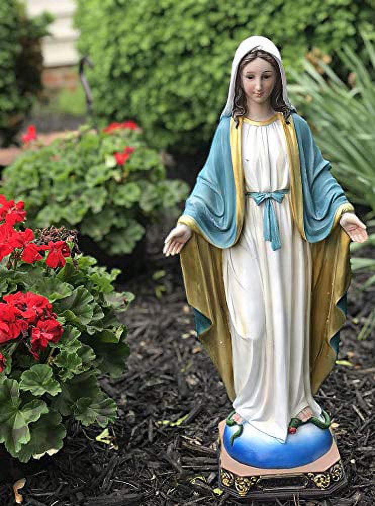 FOTE Blessed Virgin Mary 24" Statue Polyresin Outdoor Religious