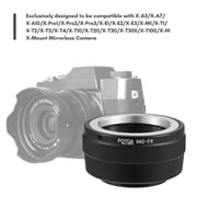 FOTGA Aluminum Alloy Manual Lens Mount Adapter Ring for Pentax M42 Mount Lens to Fujifilm X-Mount Mirrorless Camera