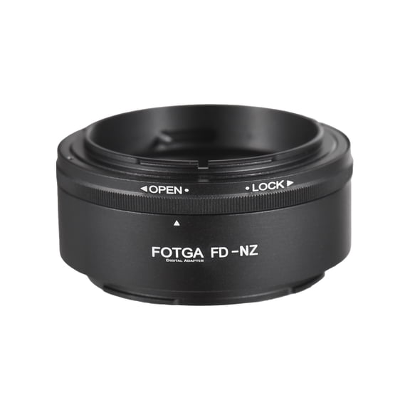 FOTGA Lens Mount Adapter Aluminum Alloy Material for Canon FD-Mount Lens to Nikon Z6 Z7 Z50 Z-Mount Camera Mirrorless, 2.76x2.76x1.57 inches / 7x7x4 cm High Precision Manual Focus Lens Converter