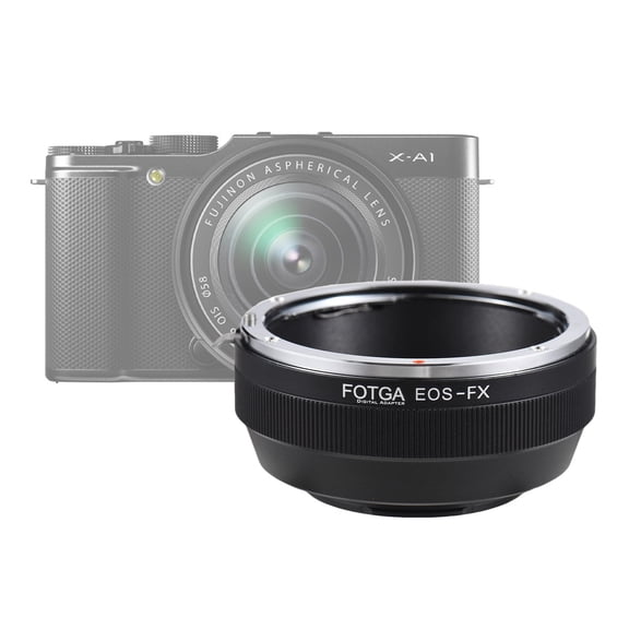 FOTGA Manual Lens Mount Adapter Ring Aluminum Alloy for Canon EOS EF/EFS Mount Lens to Fuji X-Mount Mirrorless Camera