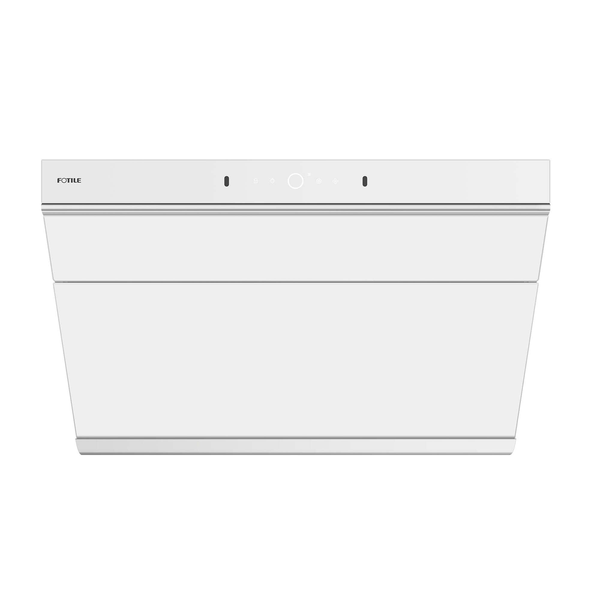 FOTILE 30" 1100CFM Under Cabinet|Wall Mount Range Hood in White Tempered Glass