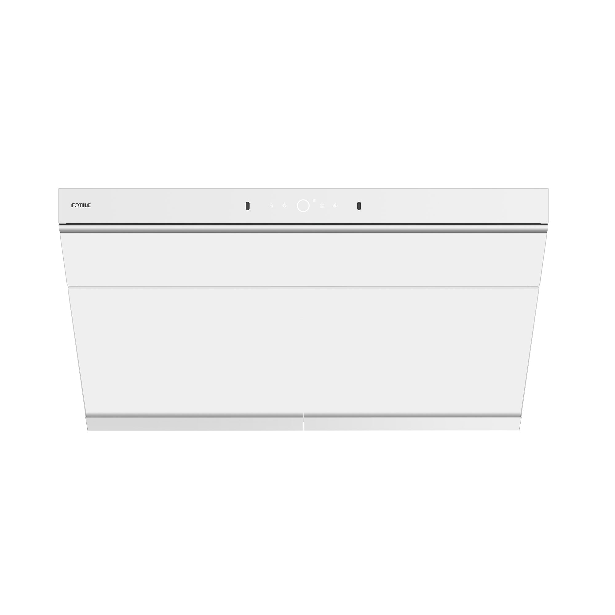 FOTILE 36" 1100CFM Under Cabinet|Wall Mount Range Hood in White Tempered Glass