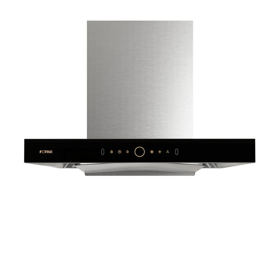 FOTILE EMG7508 Perimeter Vent Series 30 in. 1200 CFM Wall-Mount Range Hood with 2 LED Lights and Motion Activation in Stainless Steel