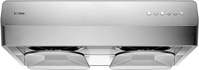 FOTILE Pixie Air® Series Slim Line Under the Cabinet Range Hood with WhisPower Motors and Capture-Shield Technology for Powerful & Quiet Cooking Ventillation