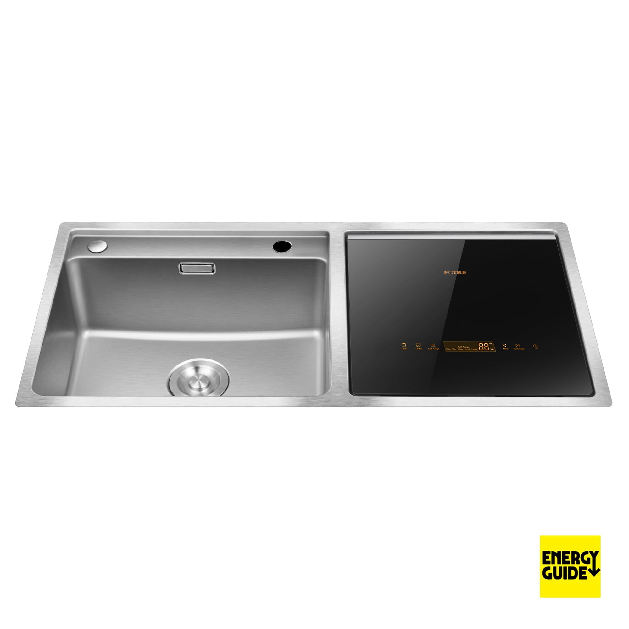 FOTILE Stainless Steel 2-in-1 In-Sink Dishwasher Combination