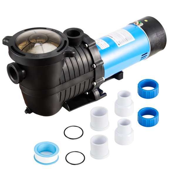FOTING In/Above Ground Pool Pump, Self Primming Pool Pump High Flow 1.5" & 2" NPT Inlet Connectors, 2.5 HP